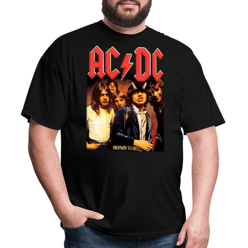 "Highway to Hell AC/DC Tee: Rock 'n' Roll Classic" - black
