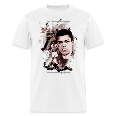 "Greatest of All Time: Muhammad Ali Tribute Tee" - white