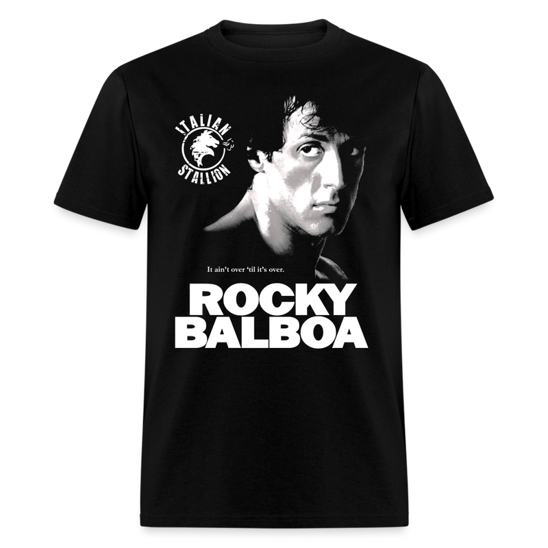 "Rocky Balboa: Unstoppable Spirit Tribute Tee" - black