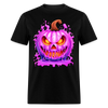 "Spooky Pumpkin: Halloween Harvest Tee"2 - black