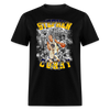 "Throwback Steph Curry: Vintage Vibes, Modern Game – Available at RealWarriorGrafix.com!" - black