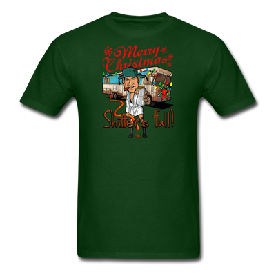 Sh**ers Full Vacation funny xmas shirt - forest green