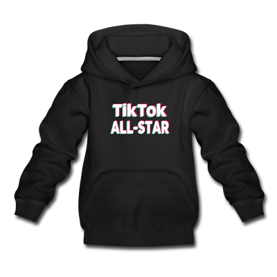 Tiktok all star Kids‘ Premium Hoodie - black