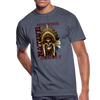 Native Pride Honor Respect Men’s 50/50 T-Shirt - navy heather