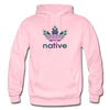 Native Gildan Heavy Blend Adult Hoodie - light pink