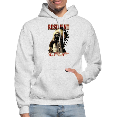 Resilient Native American Indigenous Still here Hoodie - light heather gray