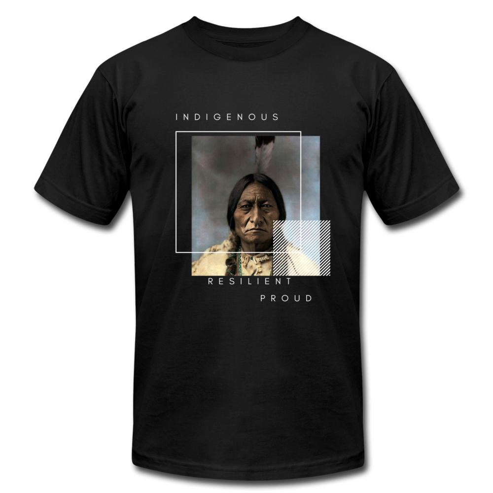 Sitting Bull Indigenous Resilient Unisex Jersey T-Shirt by Bella + Canvas