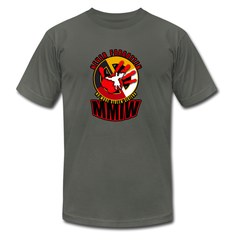 MMIW Native American missing Indigenous Unisex Jersey T-Shirt by Bella + Canvas