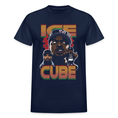 Ice Cube Gildan Ultra Cotton Adult T-Shirt - navy